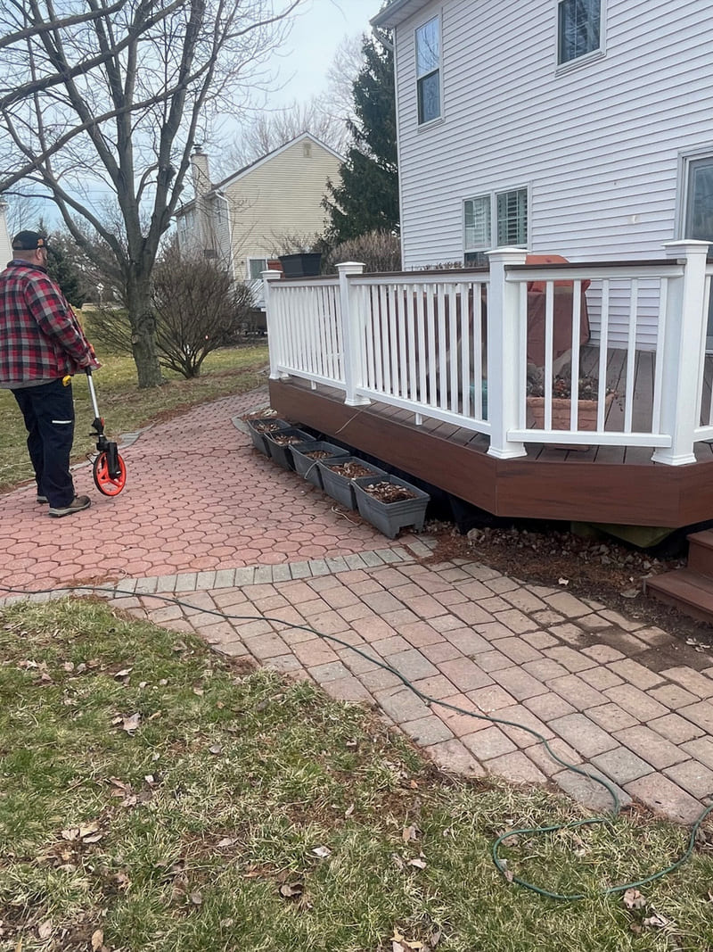 residential Hardscape project in Harleysville, PA