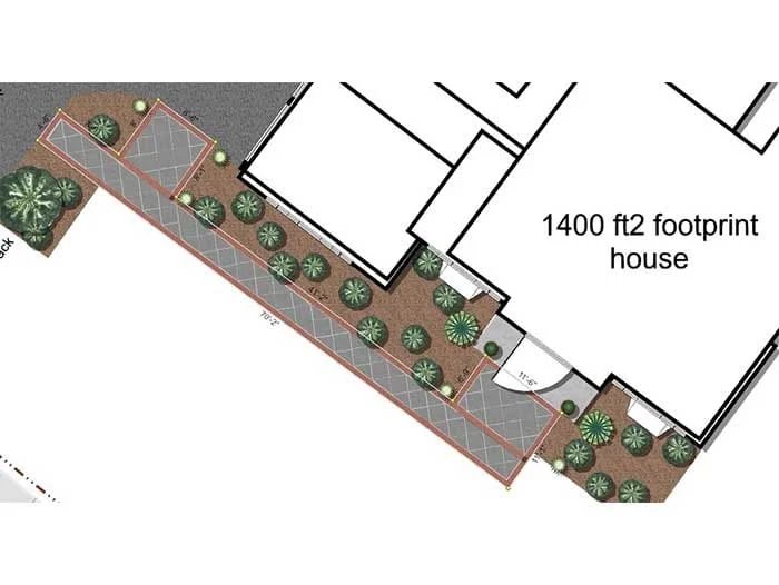 Residential Hardscape and Landscape and Low Voltage Lighting project in Hatfield, PA